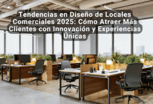 Tendencias en Diseño de Locales Comerciales 2025: Cómo Atraer Más Clientes con Innovación y Experiencias Únicas