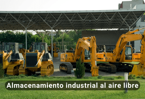 Almacenamiento industrial al aire libre