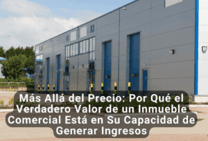 Más Allá del Precio: Por Qué el Verdadero Valor de un Inmueble Comercial Está en Su Capacidad de Generar Ingresos