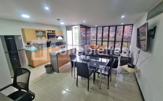 Apartaestudio amoblado en arriendo en Los Balsos-El Poblado