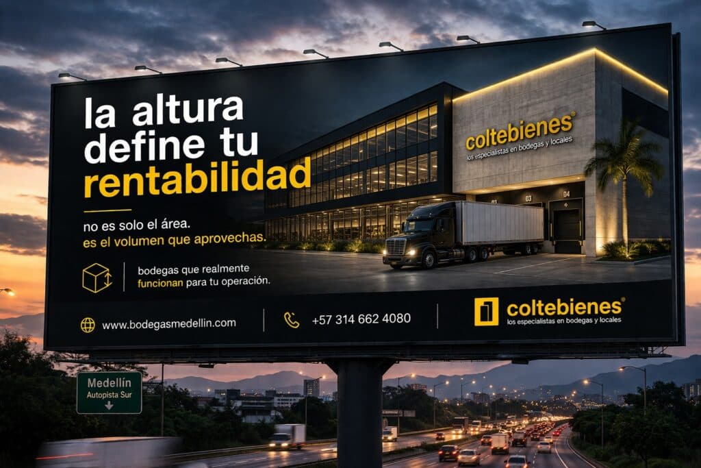¿Qué altura libre necesita su bodega según el tipo de mercancía que almacena?