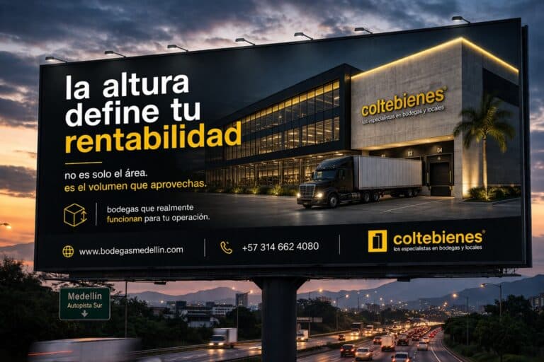 ¿Qué altura libre necesita su bodega según el tipo de mercancía que almacena?